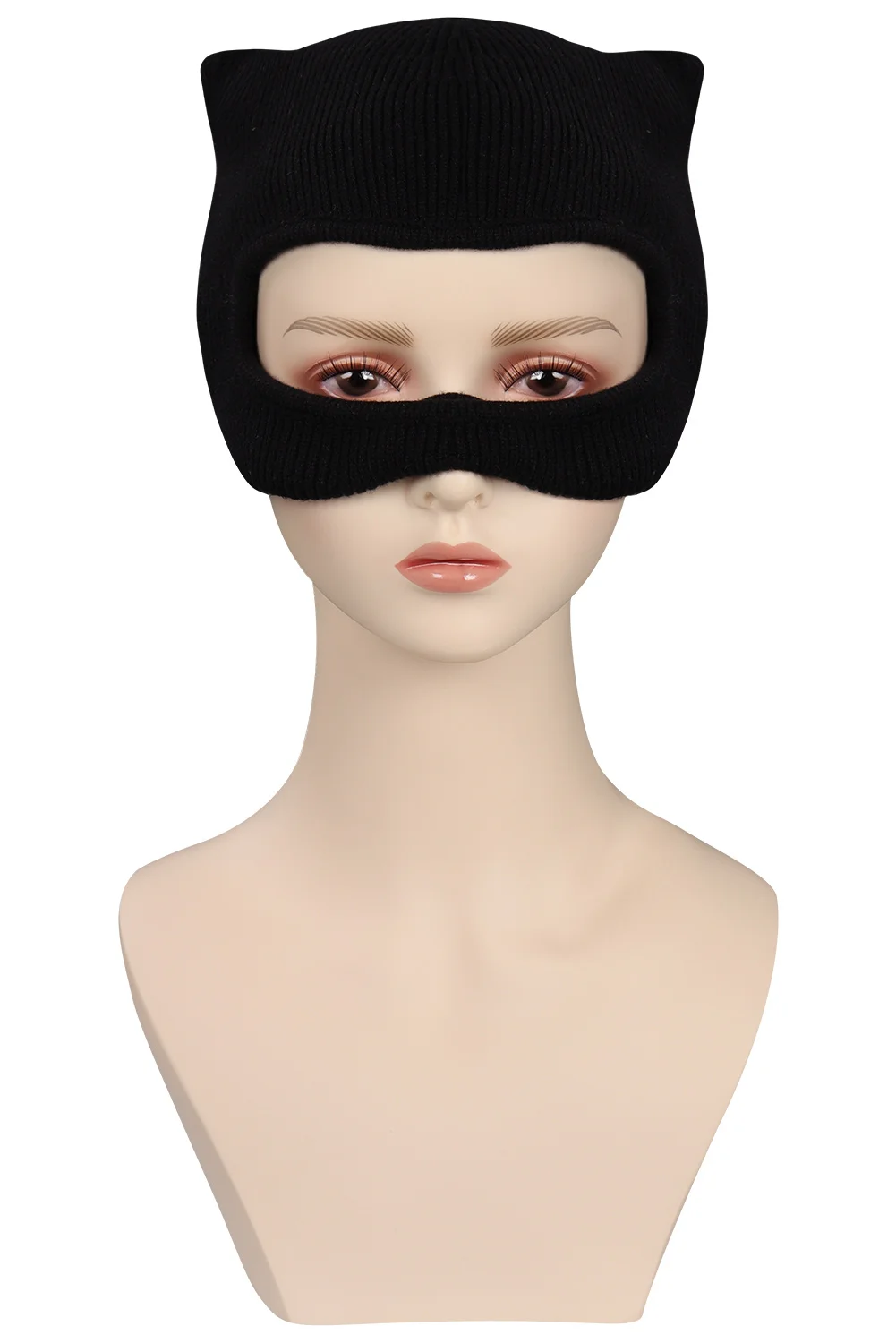 Selina Kyle Headwear Mask Female Anti-hero Cosplay Costume Accessories Women Adult Helmet For Halloween Party Role Play