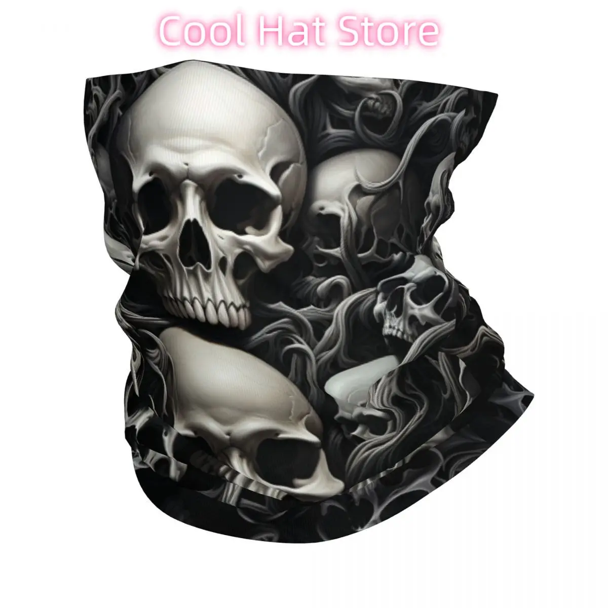 

Пользовательские готический скелет смерти череп бандана шеи гетры для пеших прогулок охоты мужской женский шарф повязка на голову теплый