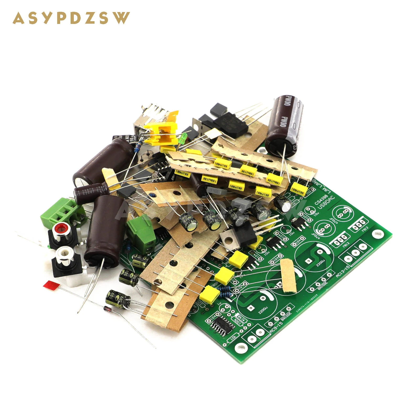 CS4398 DAC With USB Coaxial 24/192K decoder 32K-192K/24BIT DIY Kit/Finished board