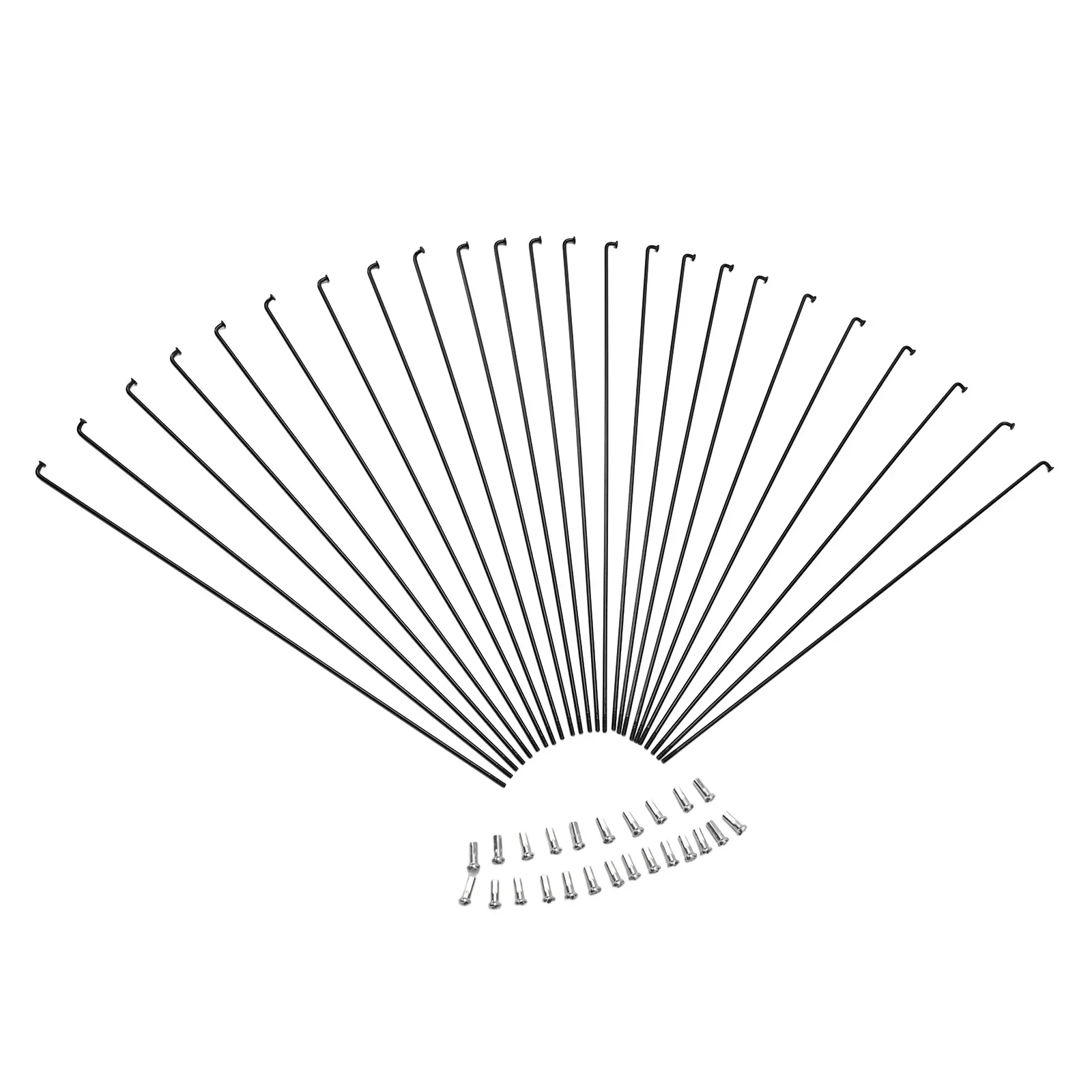 24pcs Bicycle Spoke 255MM 275MM 289MM MTB Bike Steel SPOKES AND NIPPLES For Rim Size 27.5 / 26 / 29 Inch Bikes