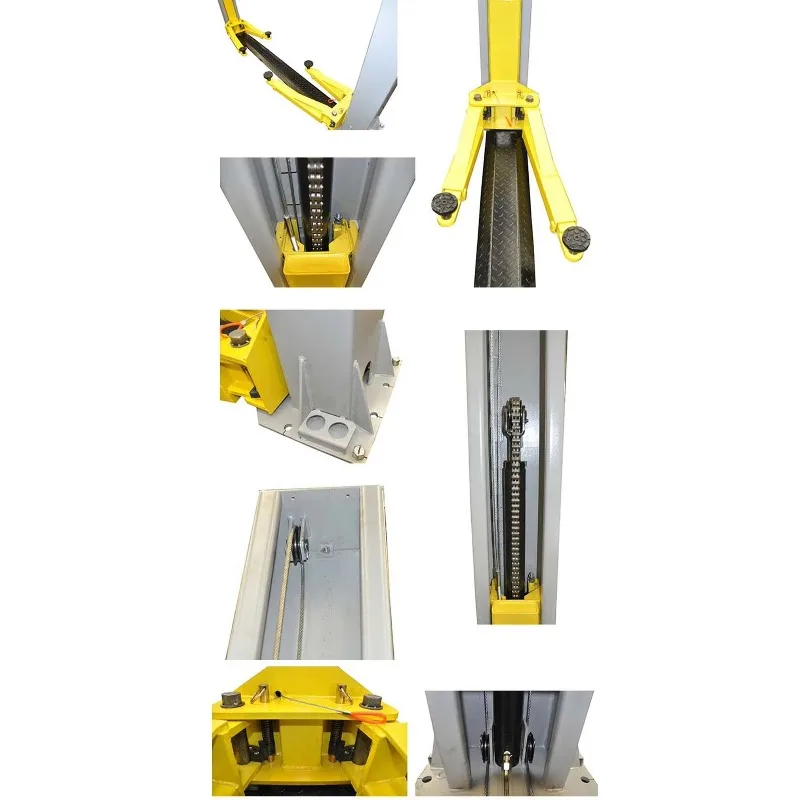 Car Jack Lift 3 Ton Best Price 2 Post Double-cylinder Hydraulic Car Lift with 2.2Kw Motor 5 Year Lifetime for Sale
