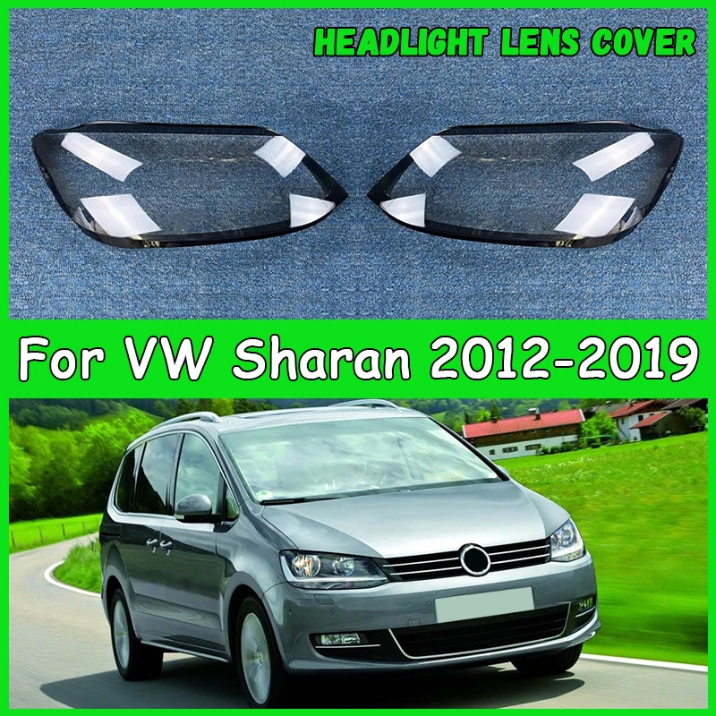 

For VW Sharan 2012-2019 Car headlight lens cover Headlamp Shade dust cover for headlights car accessories automobil parts