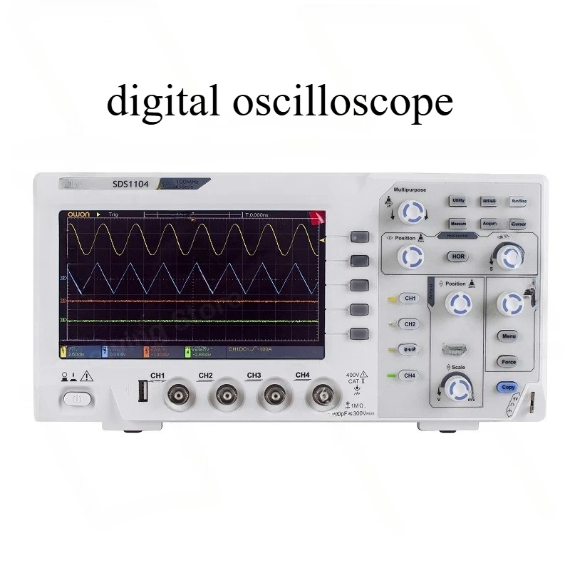 

100M digital oscilloscope SDS1104 four-channel storage