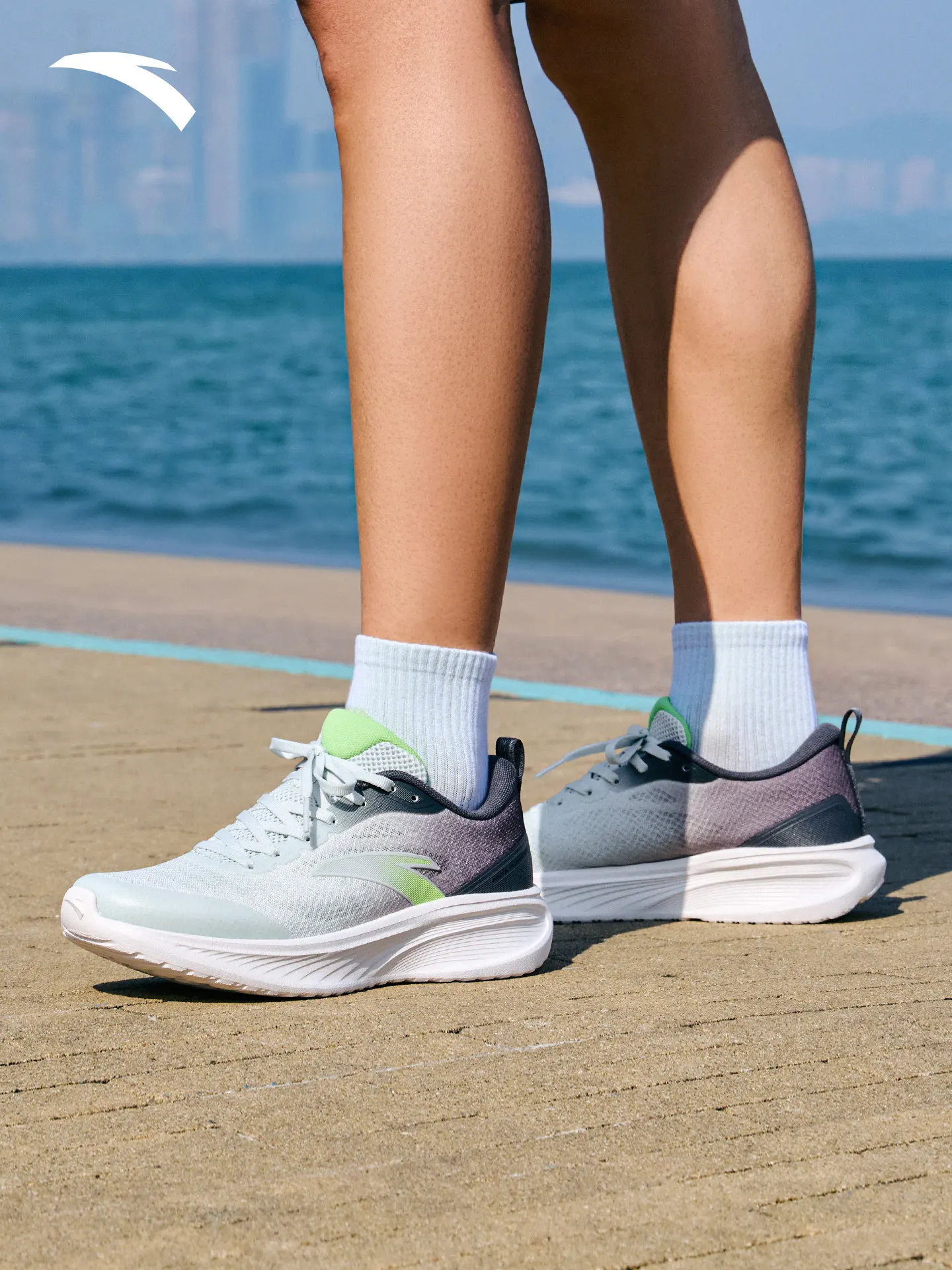 ANTA [Light Cloud] mesh breathable lightweight running shoes men's shoes summer new commuting sports shoes