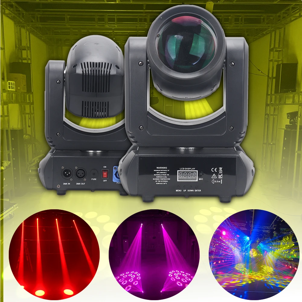 YUER LED Spot 18 Rotating Prism / LED Beam 150W Moving Head Lighting For Discos DJ Party Bar Stage Equipment Concert