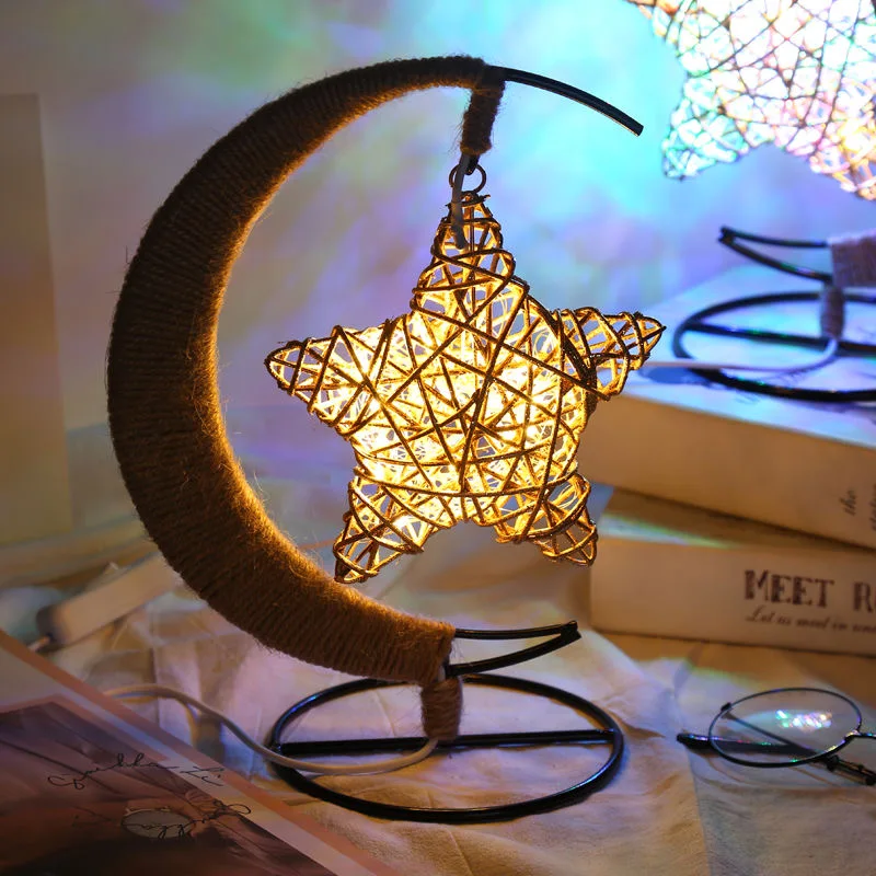 Star eye protection lamp,bedroom bedside led night light,cute table lamp,Valentine's Day, birthday gift for best friend