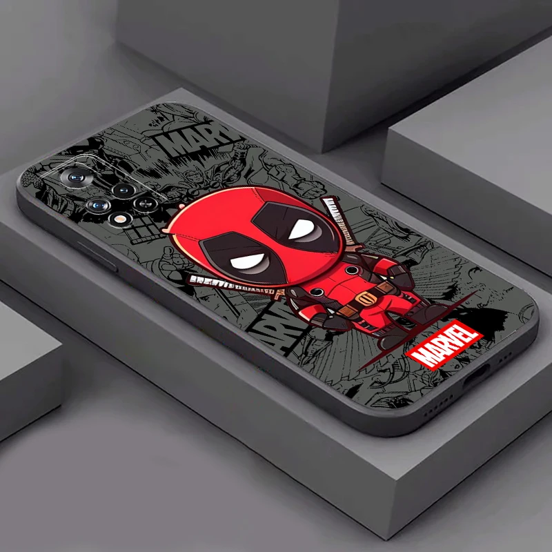 Deadpool Groot Comics For Xiaomi Redmi K70 K60 K60E K50 K50i K40 Gaming Ultra K40S K30 K30S K20 Pro Phone Case Full Protection