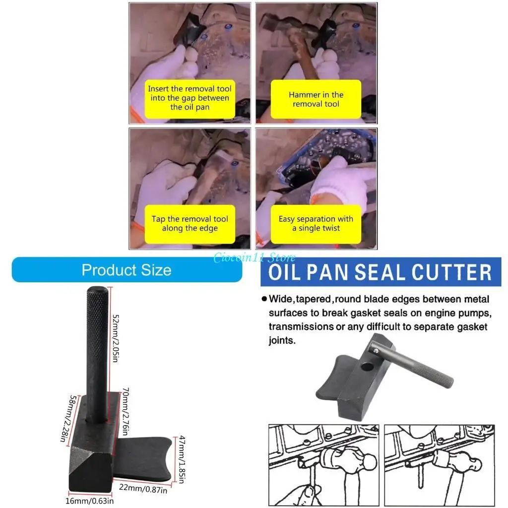 

Y1UB Time Saving Automotive Engine Transmissions Oil Pans Separator Disassembly Car Repair Tool Vehicle Maintenance Equipment
