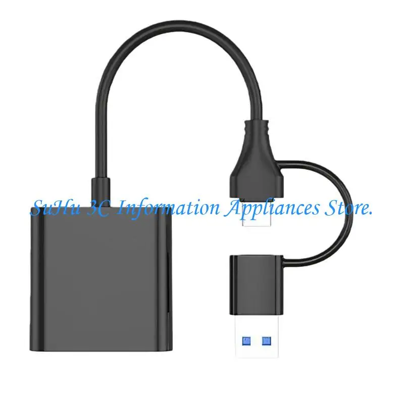 Aluminum 10Gbps CFE Type B Reader USB 3.2 Gen 2 10Gbps Card Reader Lightweight Housing for Laptop
