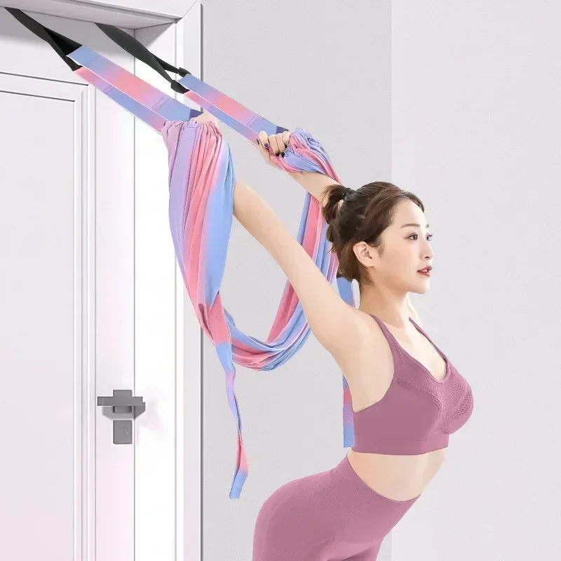 Aerial yoga rope wall hammock practice inverted lower waist trainer for adults and children straddle split fitness Hanumanasana