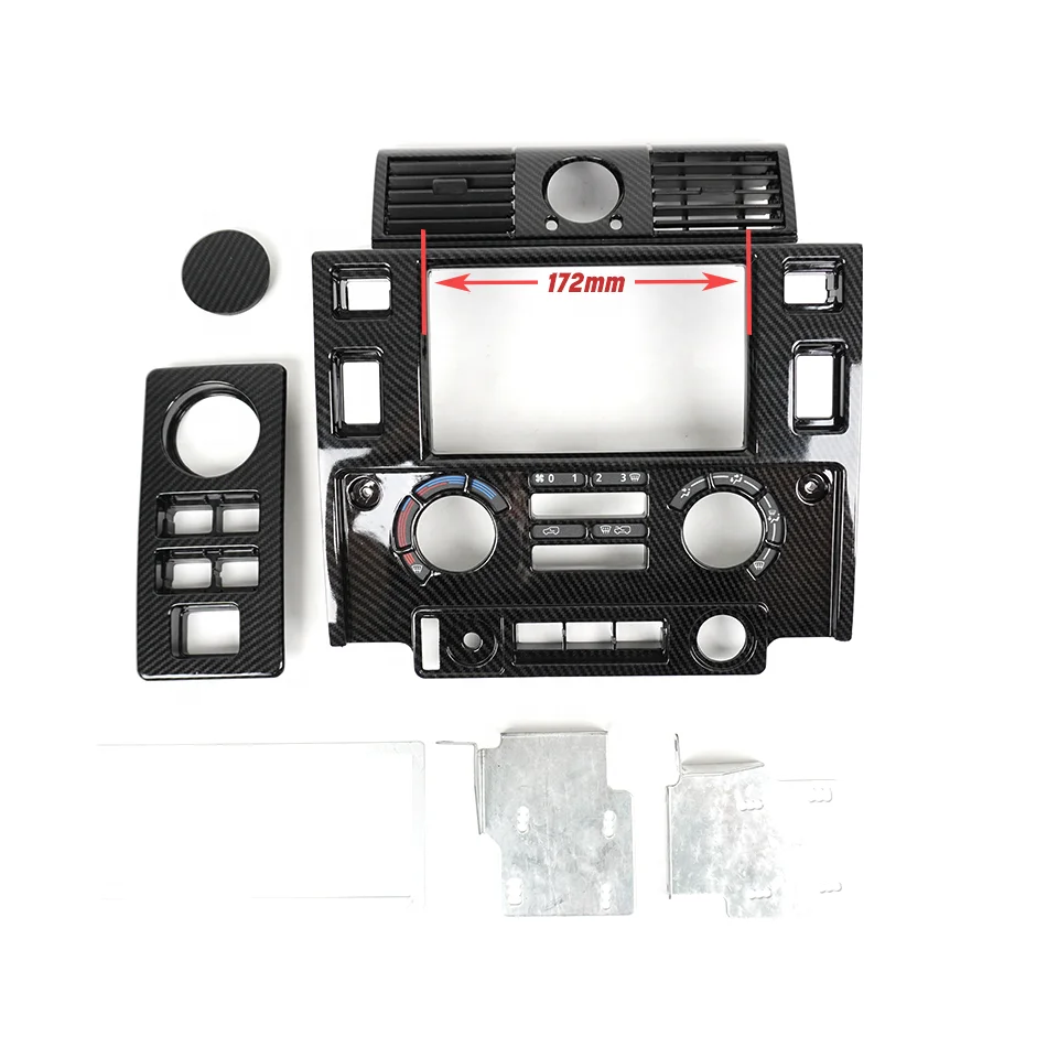 FOR DEFENDER CARBON LOOK INTERIOR DASHBOARD CENTRE CONSOLE