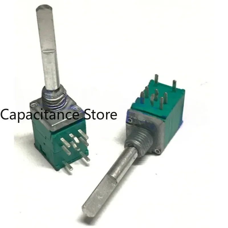 

5PCS Precision potentiometer RK097 type double with push switch D50K midpoint volume