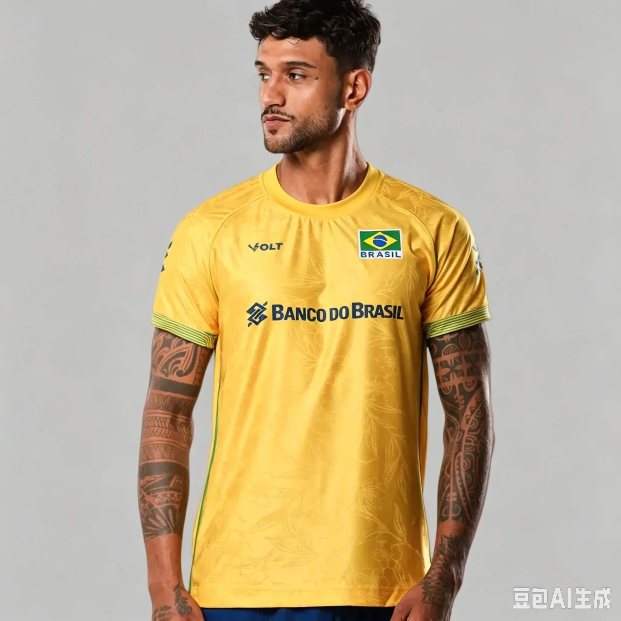 2026 CBV Brasilien Unisex Volleyball-Trikot Beachvolleyball Atmungsaktives Shirt Herren Damen Sommer Sport Schnelltrocknend Familien-Set – Detail 4