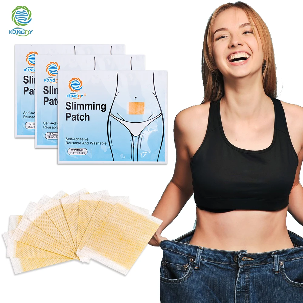 KONGDY 30 Pieces/3 Bags Slimming Patch Fast Burning Fat&Lose Weight Products Natural Herbs Navel Sticker Body Shaping Patches