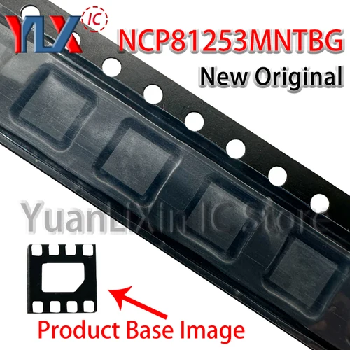 게이트 드라이버 IC 칩, NCP81253MNTBG, NCP81253MN, CGV CG1, QFN8, 1 개 