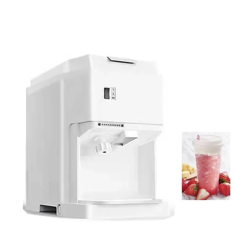 

Commercial Ice Crusher Planer Machine Thickness Adjustable Electric Ice Shaver Shaving Maker Machines