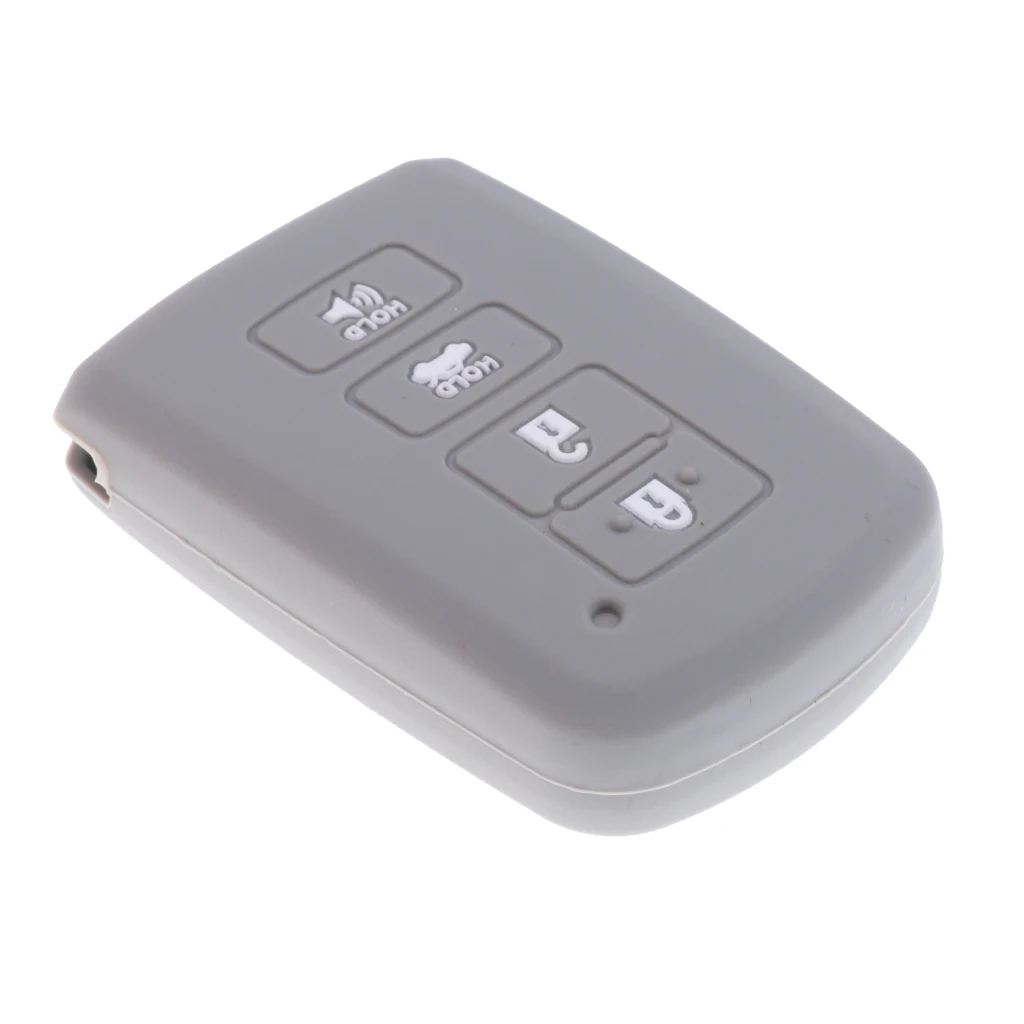 Silicone Car Key Shell Fob Case Cover for Toyota RAV-4