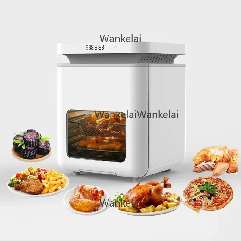Mini horno eléctrico para freír al aire, horno tostador - Electrodoméstico de cocina compacto para cocinar de forma saludable y preparar refrigerios