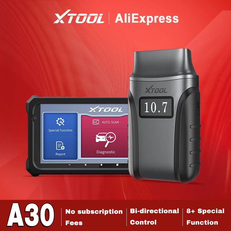 XTOOL Anyscan A30 OBD2 Car Diagnostic Tool Full System Diagnostic Bi-directional Control OBD2 Scanner Support CAN FD