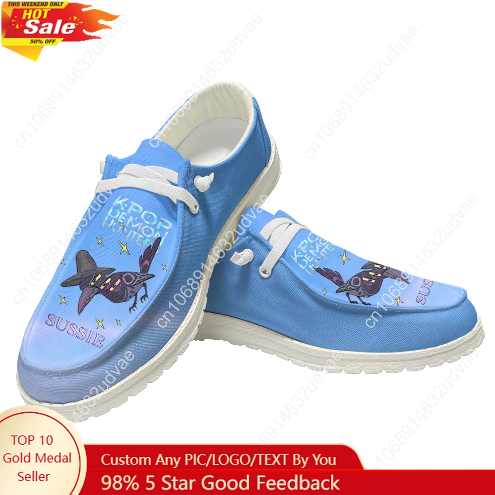 

KPop Demon Hunters Sussie Casual Shoes Mens Womans Flat Shoe Breathable Outdoor Lightweight High quality Flat Casual Shoes