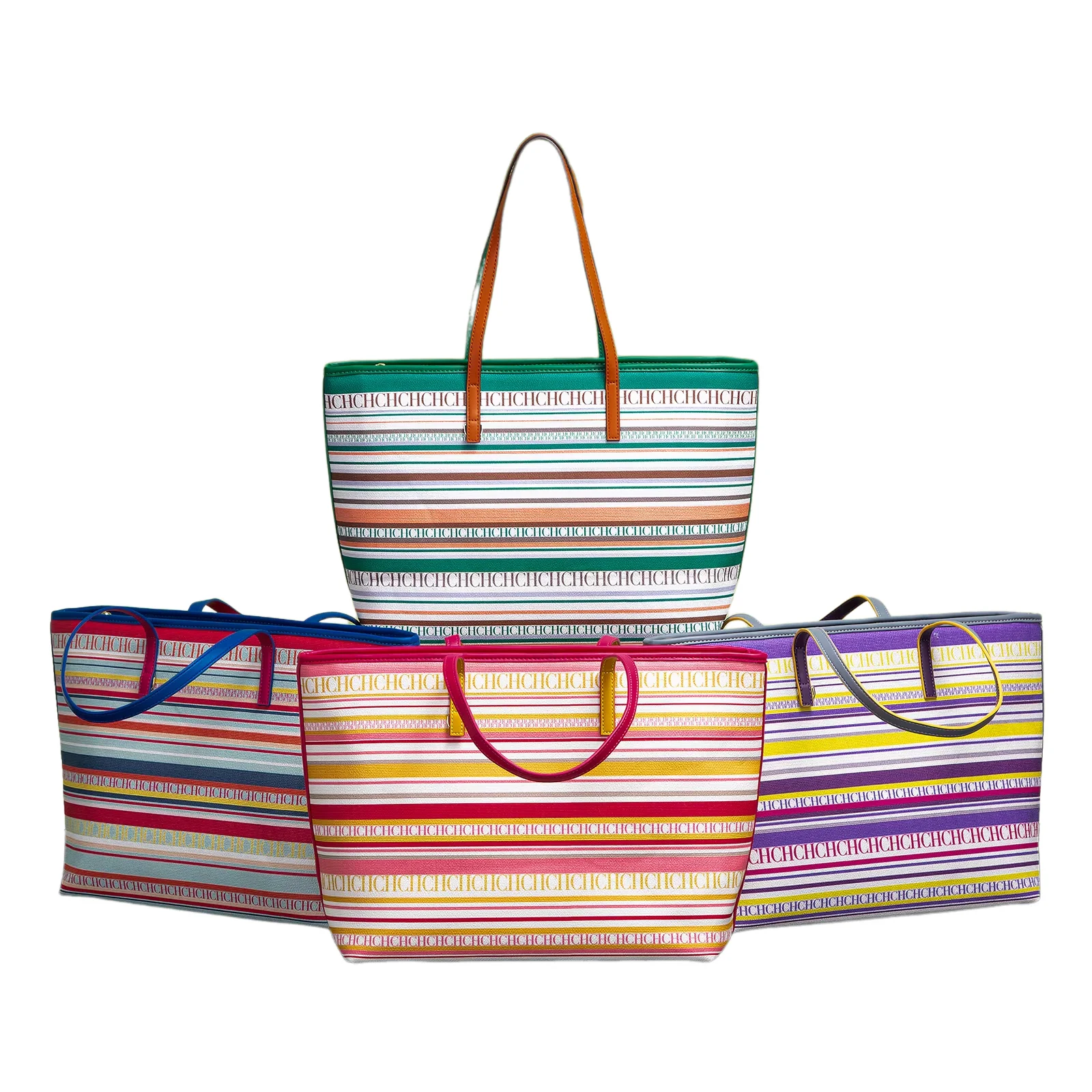 

Цветная полосатая брендовая женская сумка, большая вместимость, прочная, элегантная и модная повседневная женская сумка на плечо