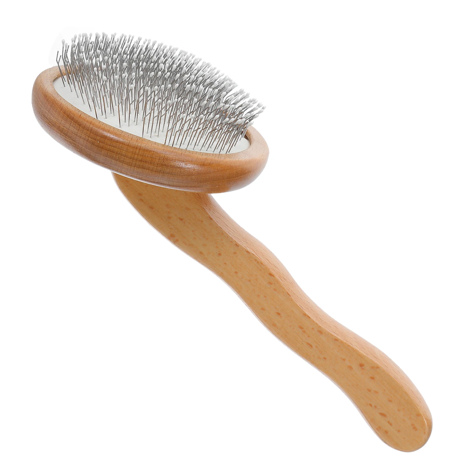 

Wool Carder Manual Hand Carder Needle Felting Brush Tool Ergonomic Wood Handle 7.1x3.5x2.3 Inches Craft Felt Project Handmade