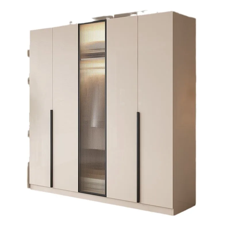 

Solid wood wardrobe household bedroom simple modern door wardrobe small apartment simple cabinet