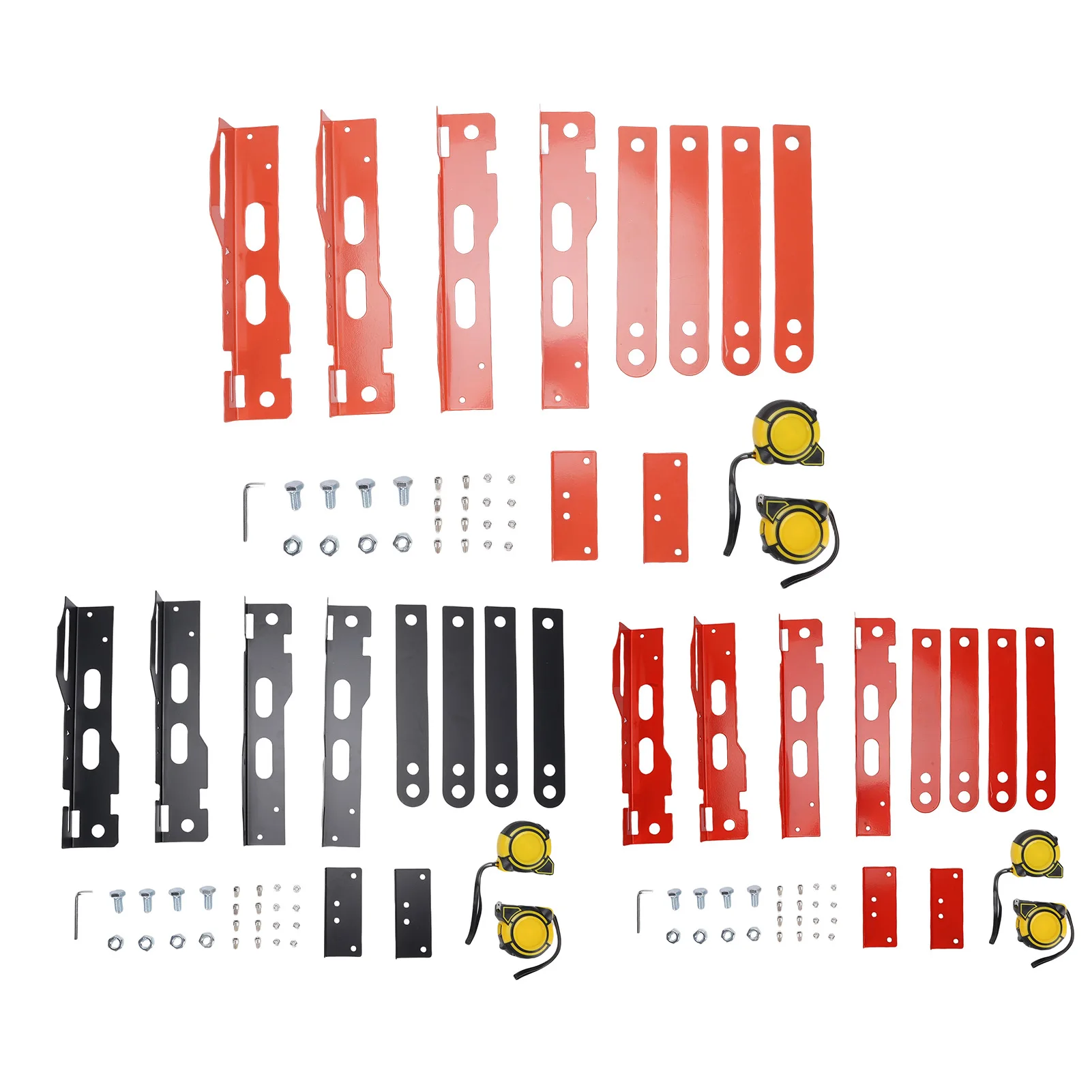 Wheel Alignment Tool Plate with Connection Sheet 2pcs 5m Measuring Tapes Heavy Duty Toe Alignment Tool for Cars SUV Most Vehicle