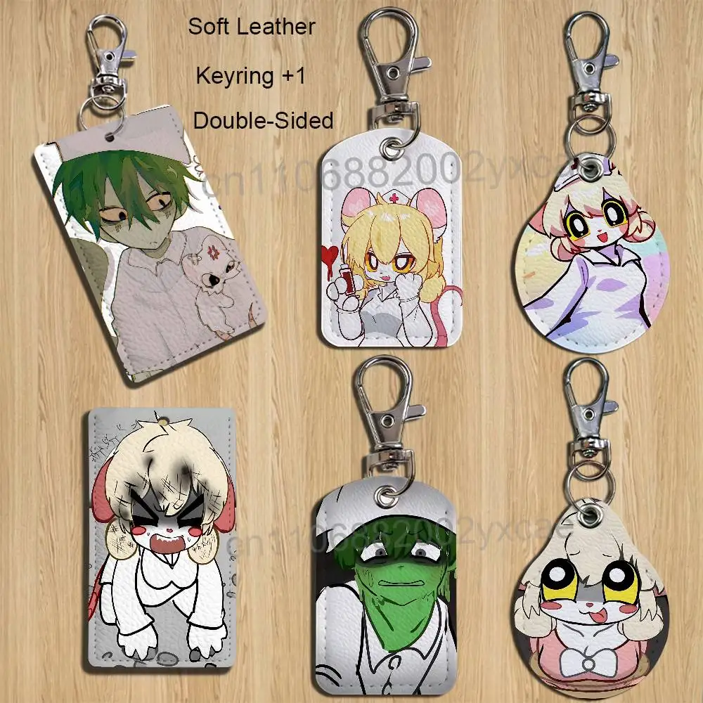 Lorna Damm Terrible Mouse Holder For Bank Business Work Card Holder Student Card Case Bus Card Keychain