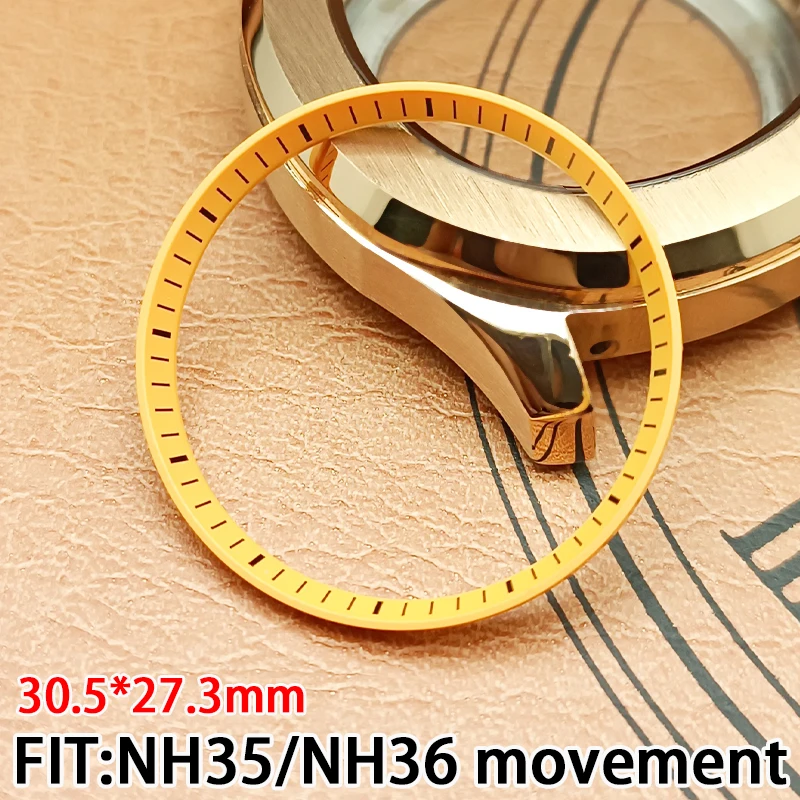 Watch high-quality chapter ring30.5*27.3mm for NH35NH36 movement case replacement of inner shadow ring watch accessories