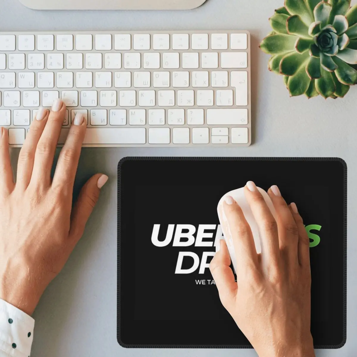 Uber Eats Driver Logo Food Delivery Driver Multi-size Mouse Pad Computer Keyboard Mouse Mat Gaming PC Laptop Desk Mat Table Mats