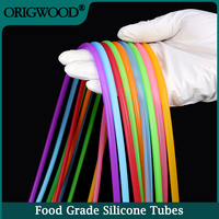 1/5/10m Flexible Silicone Tube 17 Colors ID 2 3 4 5 6 mm Aquarium Air Irrigation Pipes Water Connector Food Grade Garden Hoses