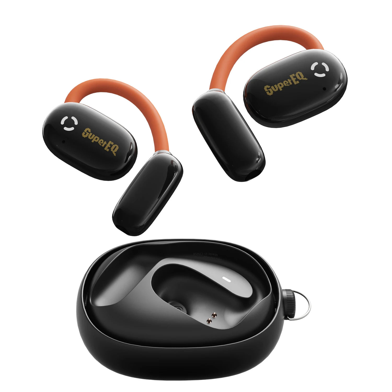 SuperEQ D72 Wireless Headphones Open Illuminated Headset Bluetooth 5.4 App-controllable