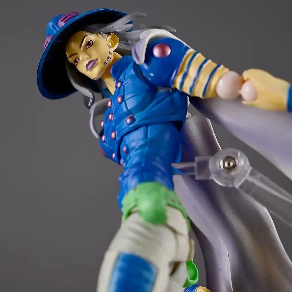 Nuova Figura di Jojo's Bizarre Adventure, Action Figure di Steel Ball Run, 16cm, Statuetta Decorativa da Collezione, Modellino Giocattolo Regalo