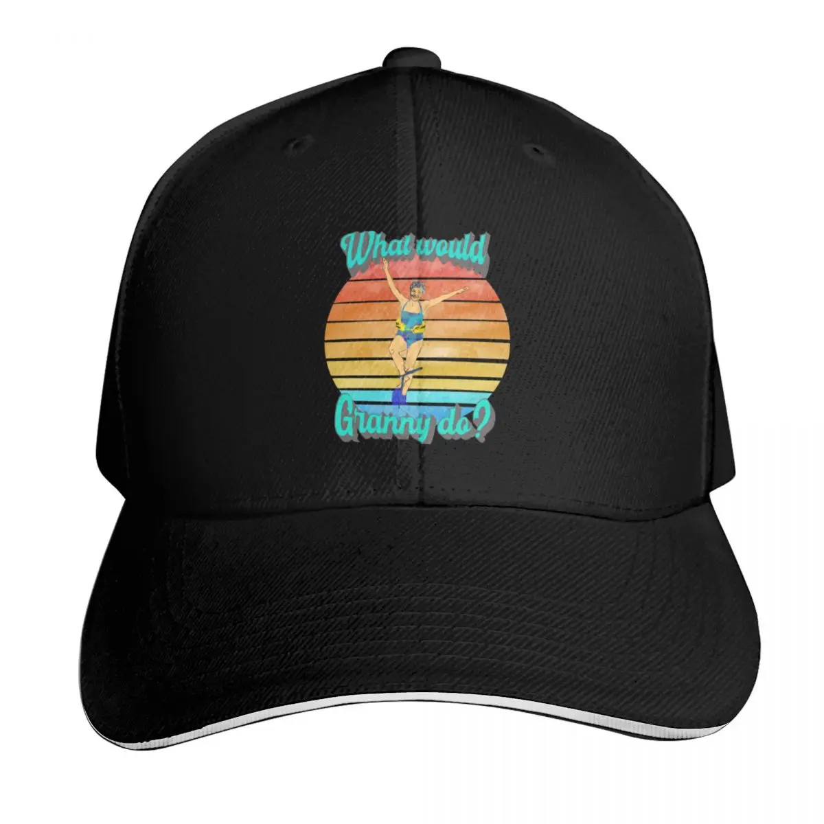 What would Granny do Baseball Cap New In The Hat fishing hat Golf Hat golf genuine Boy Women's