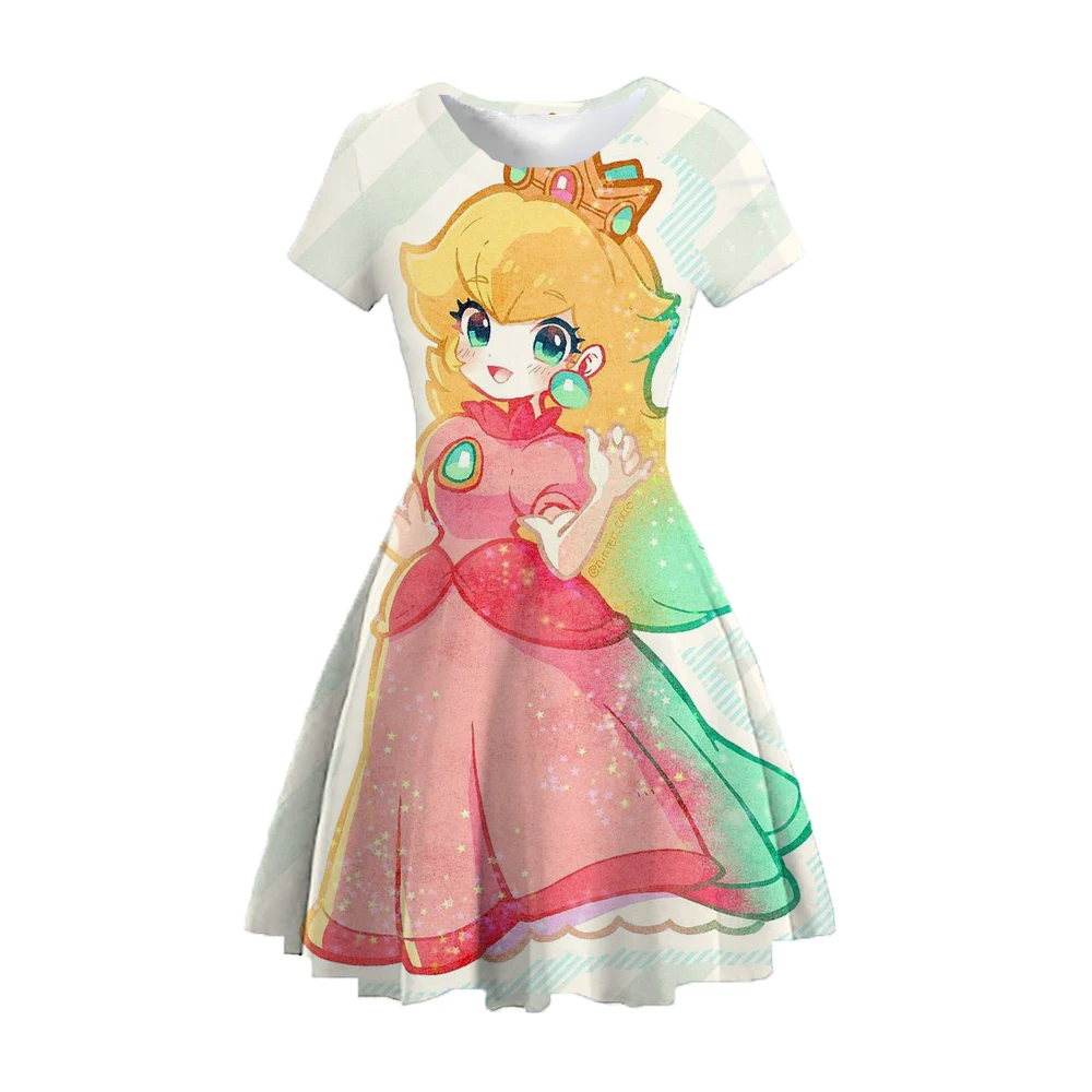 Mario or Luigi costume or birthday party Princess Peach and daisy cosutme women dress for halloween cosplay birthday