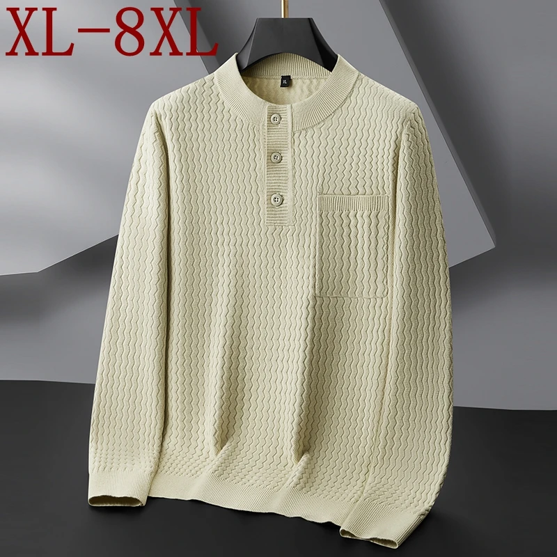 

8XL 7XL 6XL Pull Homme 2025 Новый глубокий зимний элитный роскошный вязаный свитер Мужская одежда Толстые теплые мужские пуловеры Свитера