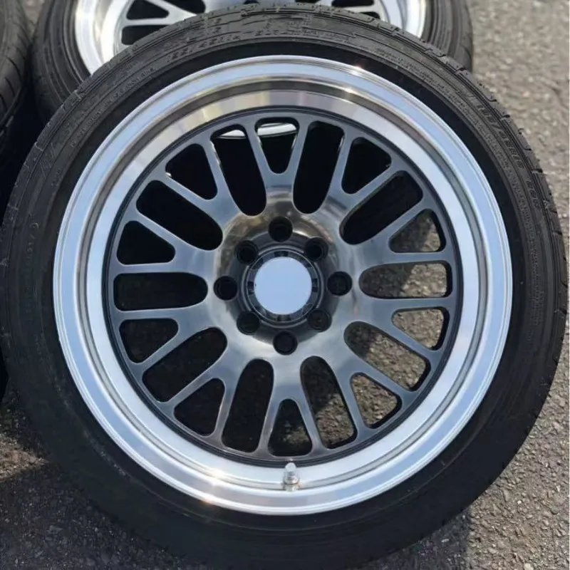26 Style Black 5x108/5x114.3/5x120/5x112 Two‑piece Aluminum Alloy Forged Wheels For BMW F22 G42 G20 For Audi A3 A5 For Mercedes