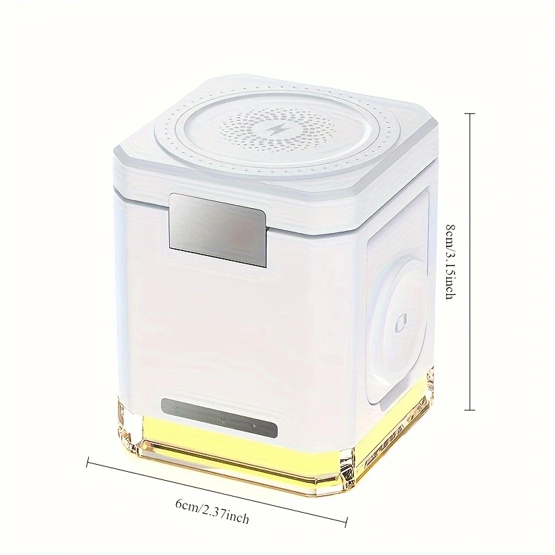 4-in-1 magnetische draadloze opladerstandaard opvouwbaar voor iPhone 16 15 14 13 Apple Watch 8 7 6 Airpods 2 3 snellaadstation