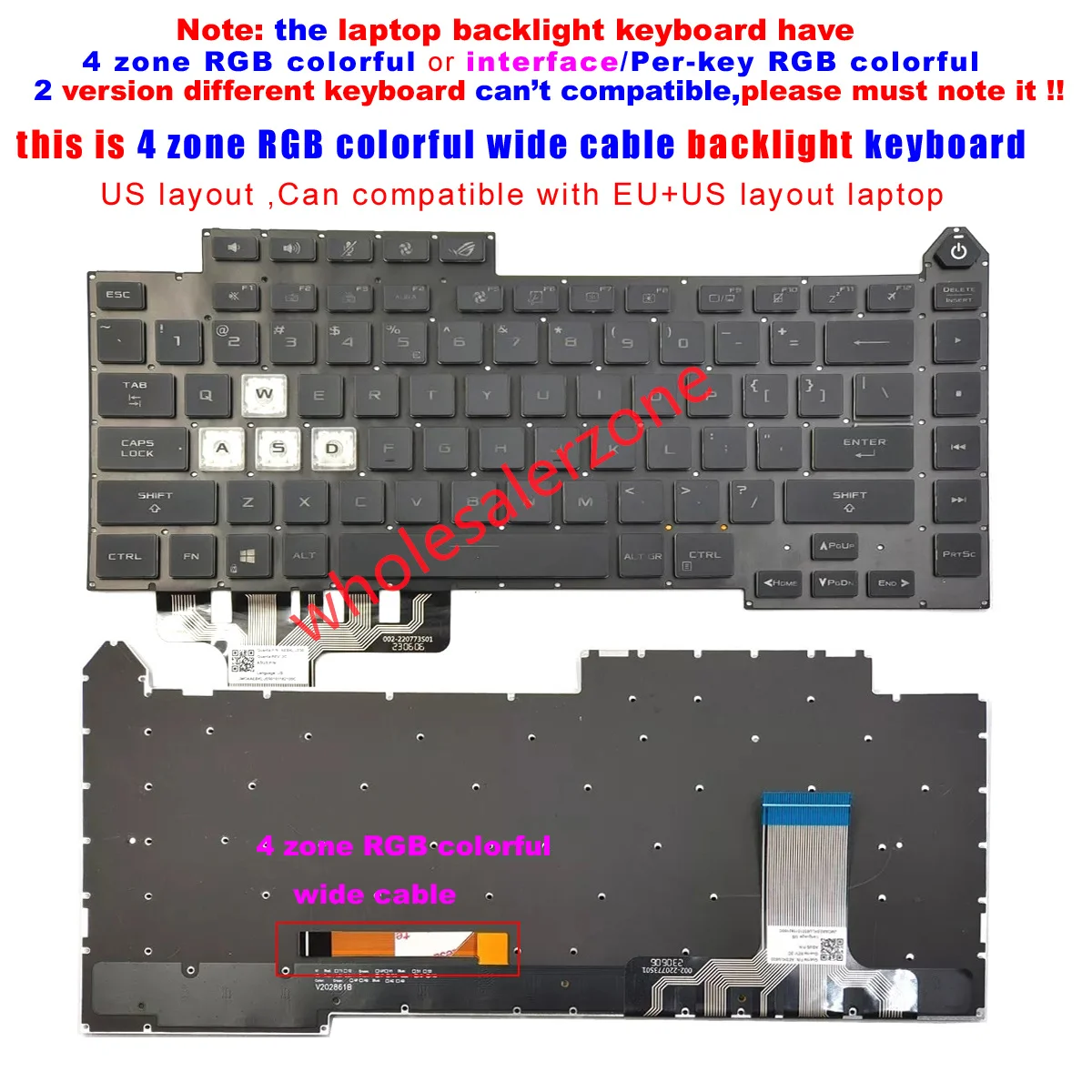 Us Backlit Keyboard…