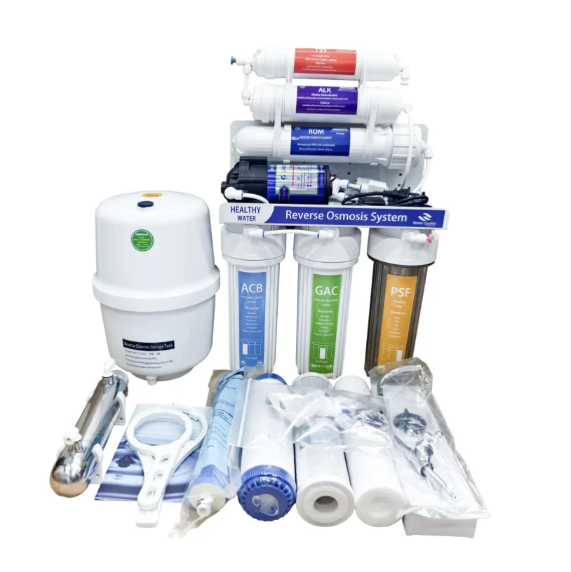 خمسة، KA-MT-6s ستة، سبع مراحل نظام تنقية المياه PP + UDF + CTO + T33 + R + UV + فلتر المياه المعدنية NSF KAMAMUTA الصين