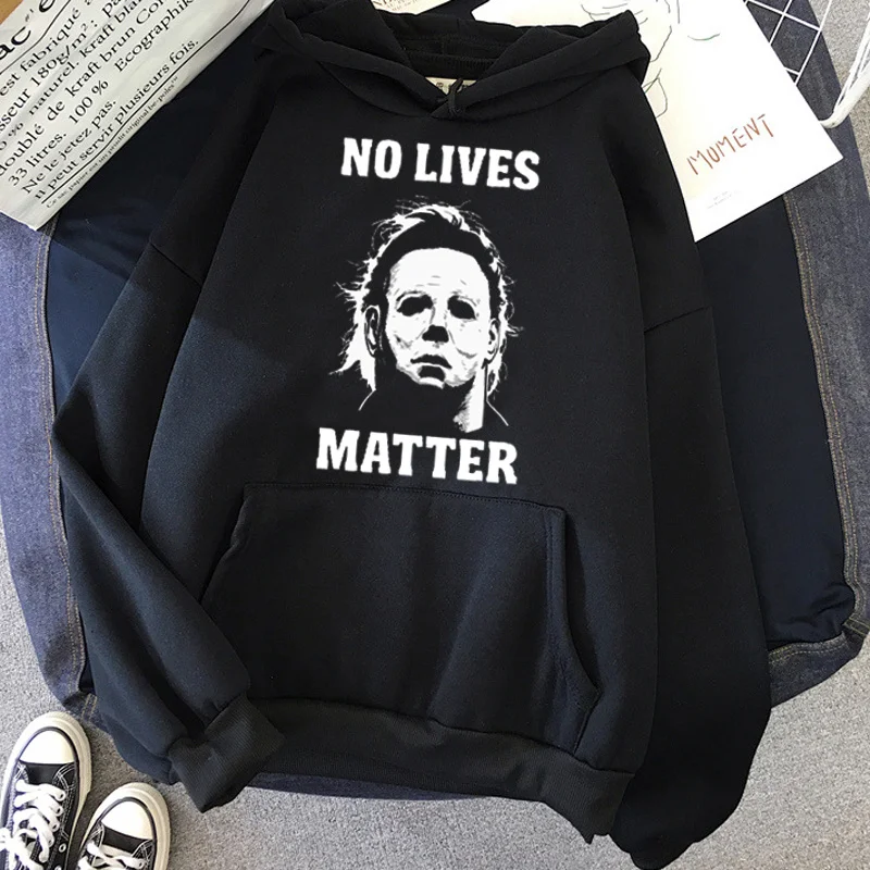 michael myers hoodies men Ulzzang printed y2k aesthetic Korea men clothing hoody Korea