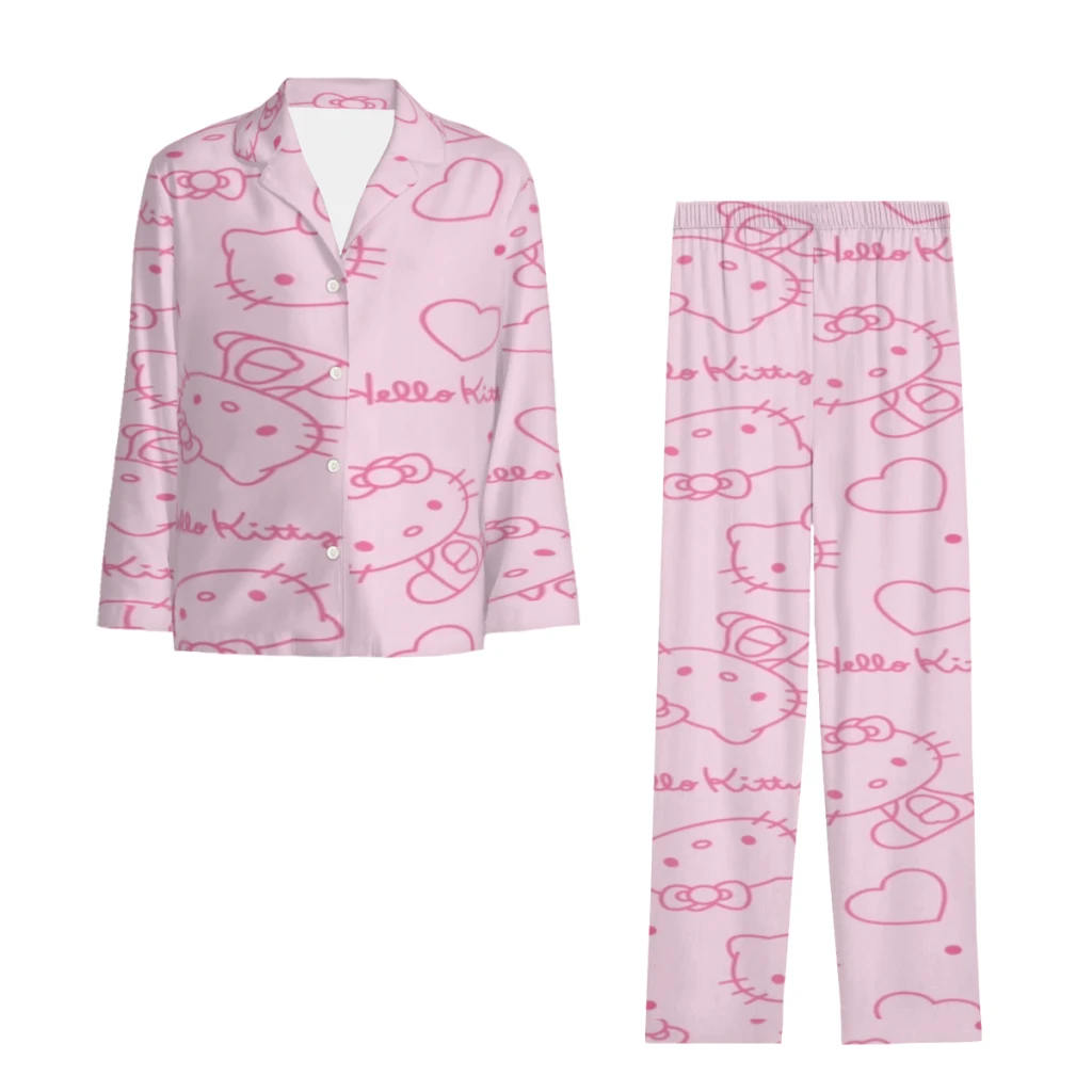 

Holle kittyWhite pajamas, Minso's selected patterns, cute style