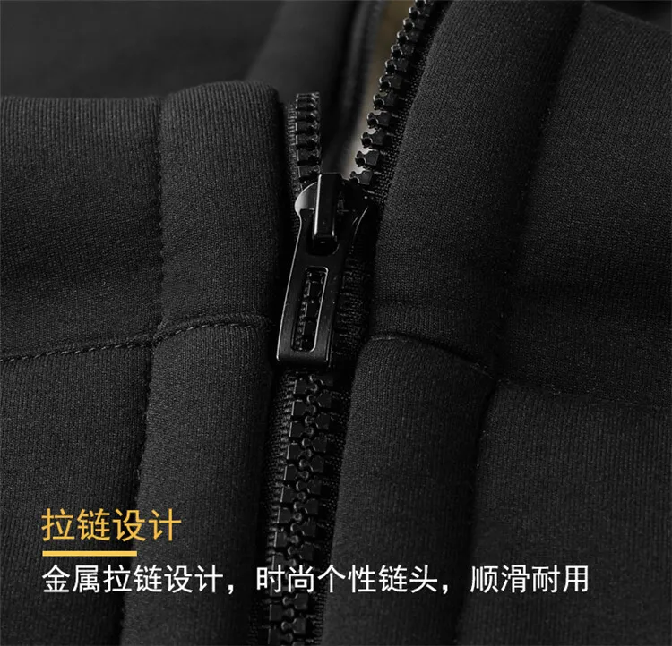 Winter Lambswool Coats Thicken Warm Jackets Long Sleeve Zipper Hoodies Casual Sports Fleece Black Coat Hooded Men Women Jacket 14 Saa565b1702ad4583b3570c82a02ce685o