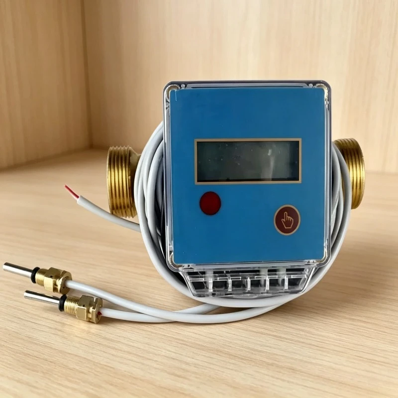 Smart Digital Ultrasonic Heat Meter DN25 DN15 for Household Central Air Conditioning Heating Cooling High Precision