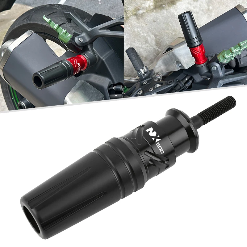 2025 New Motorcycle CNC Falling protection Exhaust Silder Crash pad slider Fit For Honda NX500 NX 500 2024 Accessories