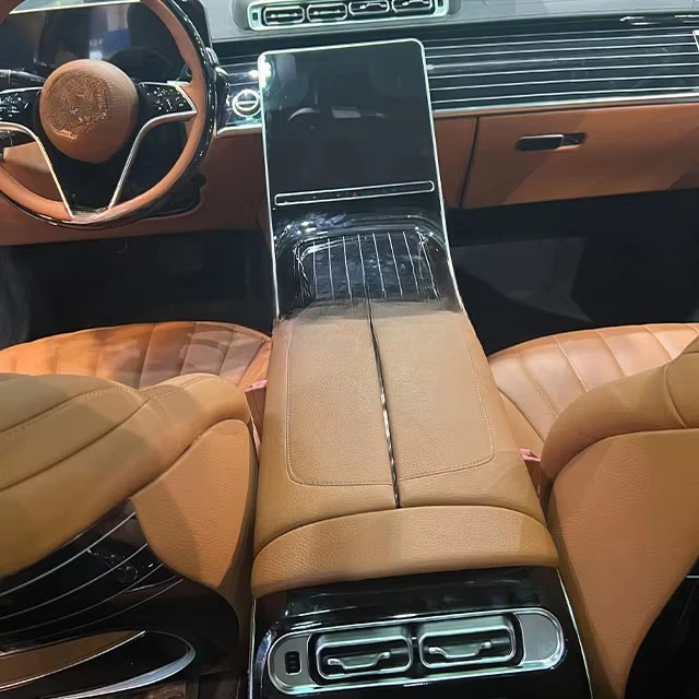 W221 Car Interior Upgrade W223 Center Console Modification Door Armrest Refrigerator and Accessories