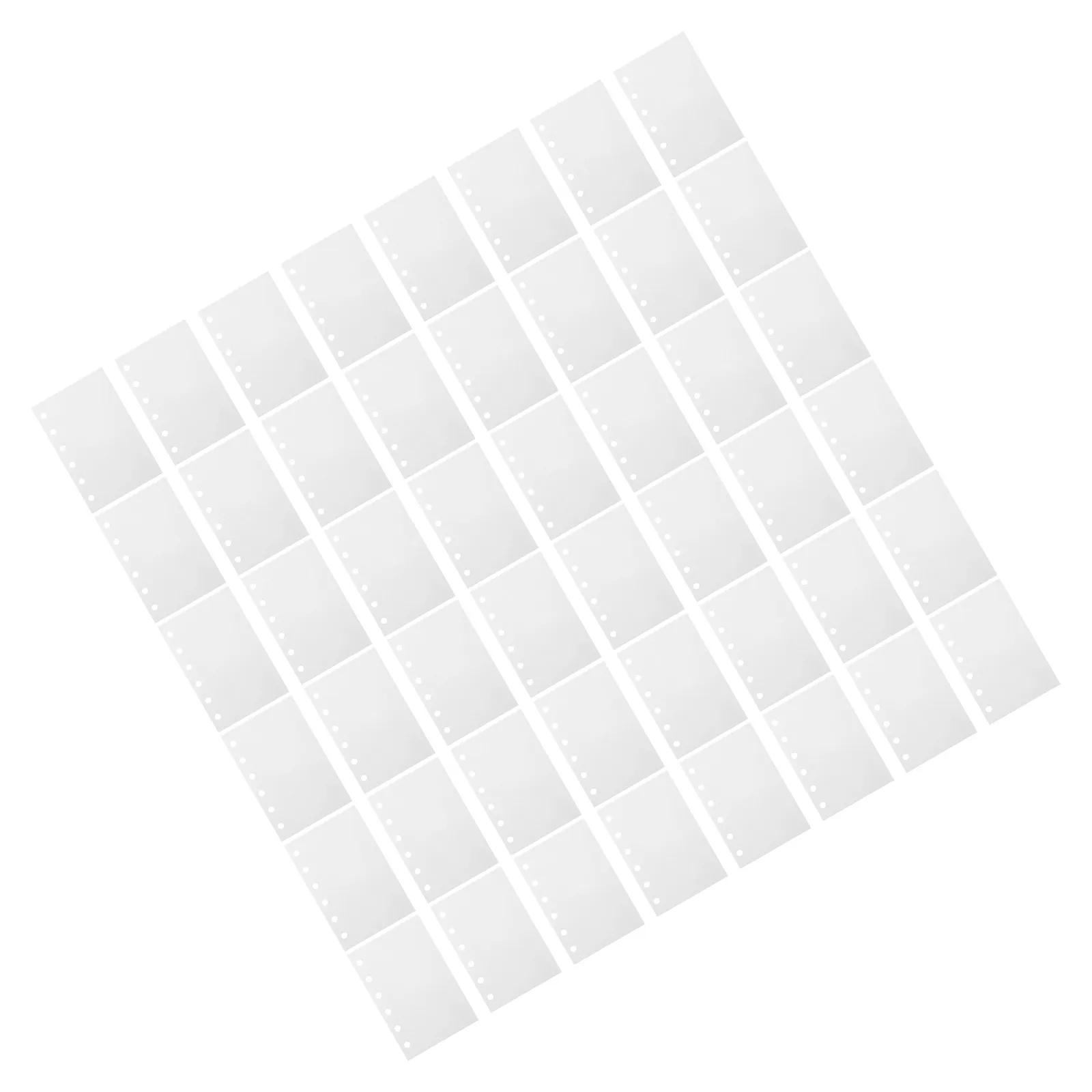 60Pcs Sticker Album Binder Inserts Double Sided Release Paper 4.1x2.6 A7 Refill Pages Sticker Organizer