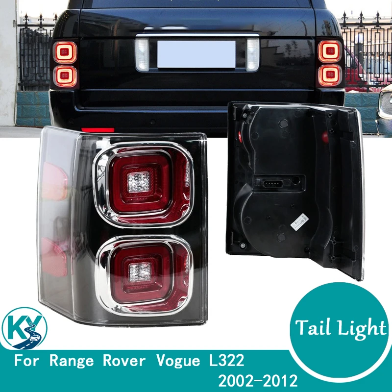 1 Pair LED Tail Light Brake Lamp Signal Light Warning Lamp Assembly Car Accessories For Range Rover Vogue L322 2002 -2012