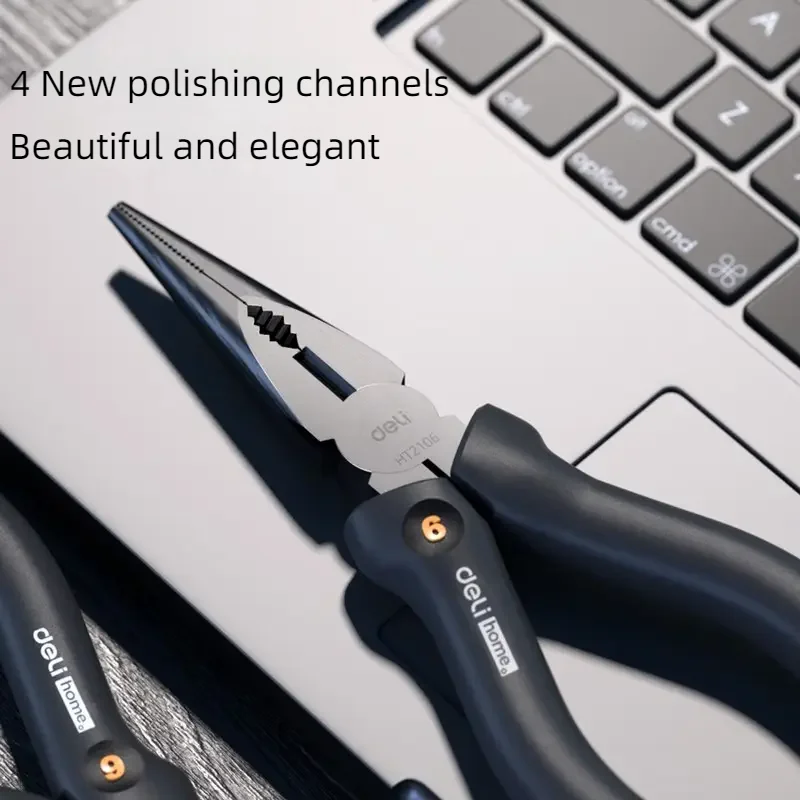 1 Pcs 6'' Household Tools Chrome Vanadium Needle Nose Pliers Multifunctional Electrician Repair Lightweight Portable Hand Tools